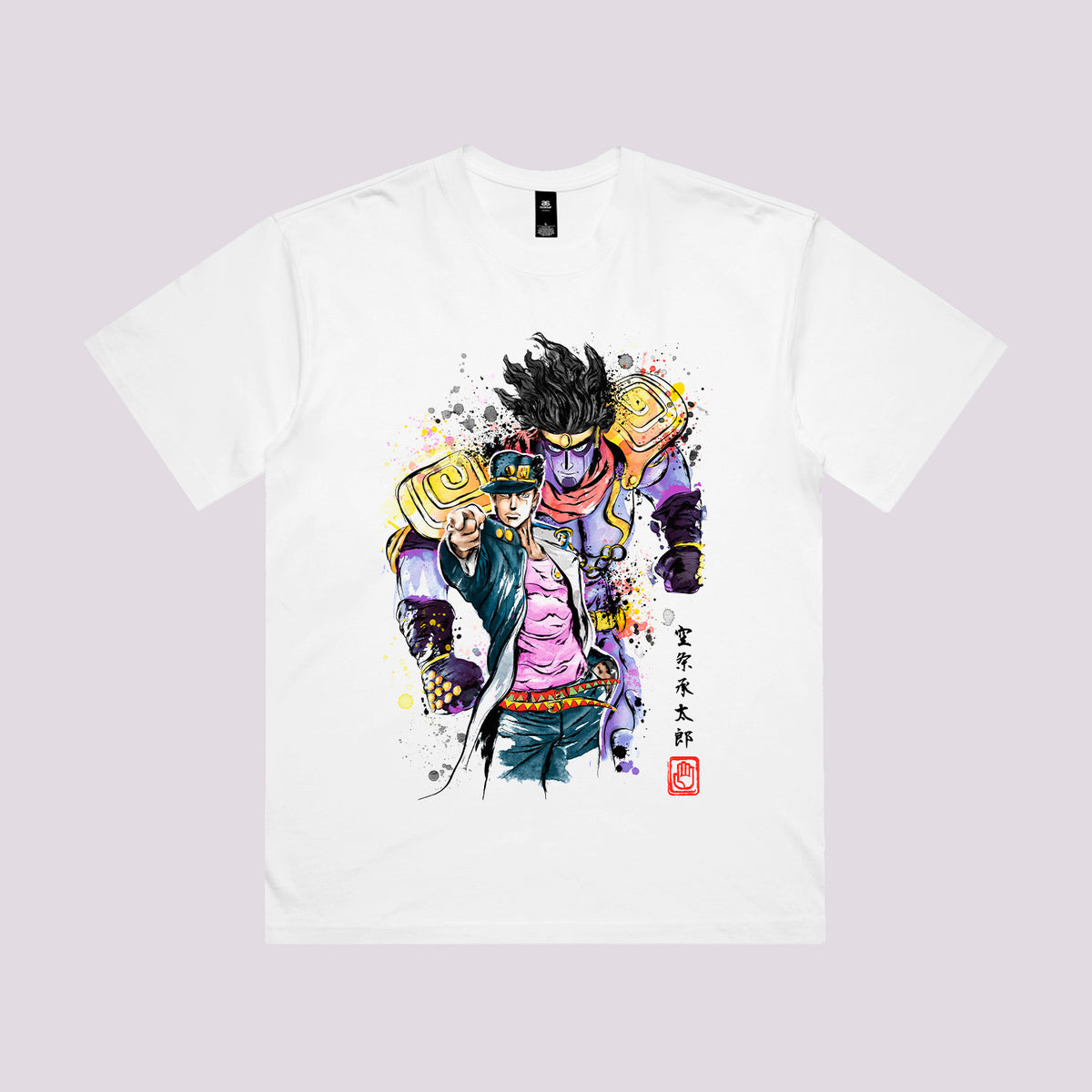 Jotaro Watercolour Graphic Tee
