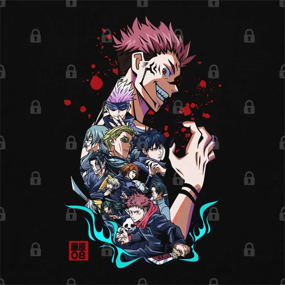 Jujutsu Art T-Shirt | Anime T-Shirts
