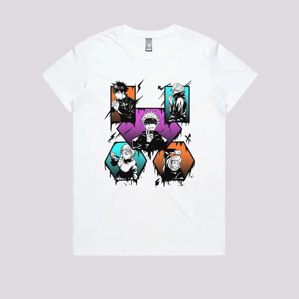 Jujutsu Sorcerers Graffiti T-Shirt | Anime T-Shirts