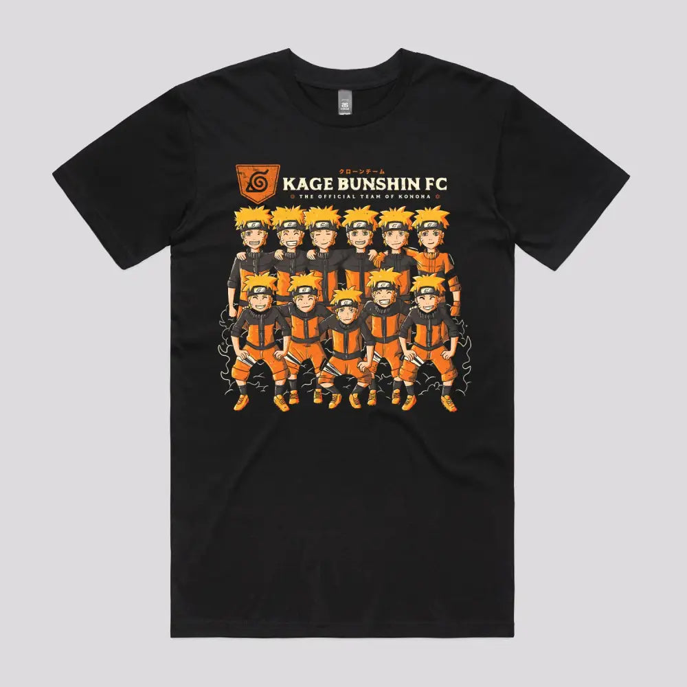Kage Bunshin FC T-Shirt | Anime T-Shirts