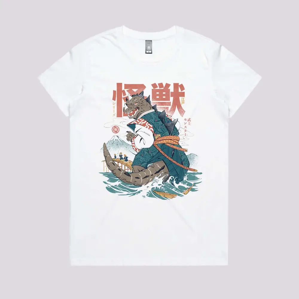 Kaiju Samurai T-Shirt | Japanese Art T-Shirt