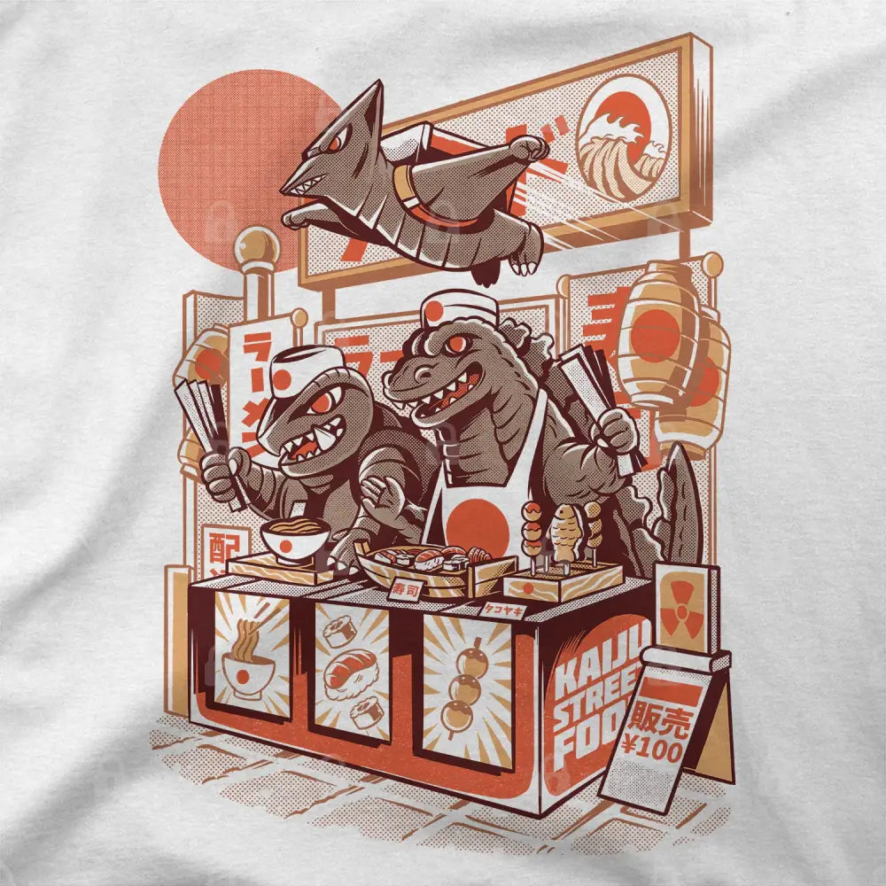 Kaiju Street Food T-Shirt | Anime T-Shirts