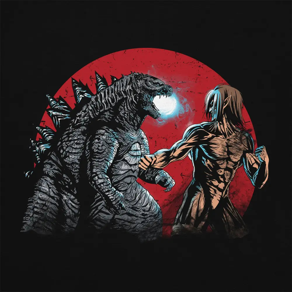 Kaiju vs Titan T-Shirt | Anime T-Shirts