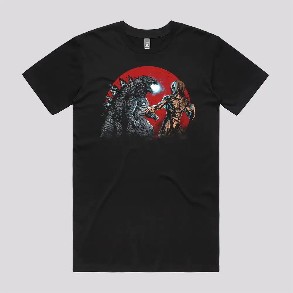 Kaiju vs Titan T-Shirt | Anime T-Shirts