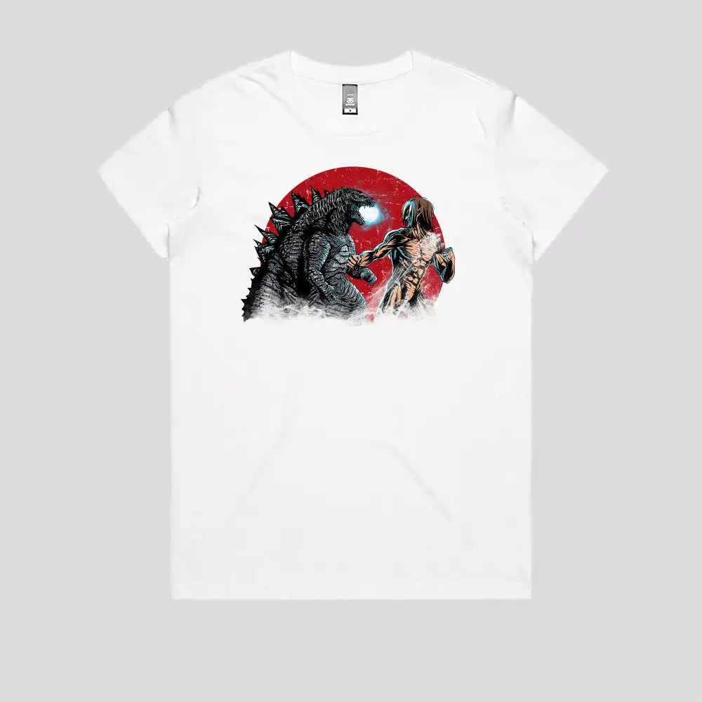 Kaiju vs Titan T-Shirt | Anime T-Shirts