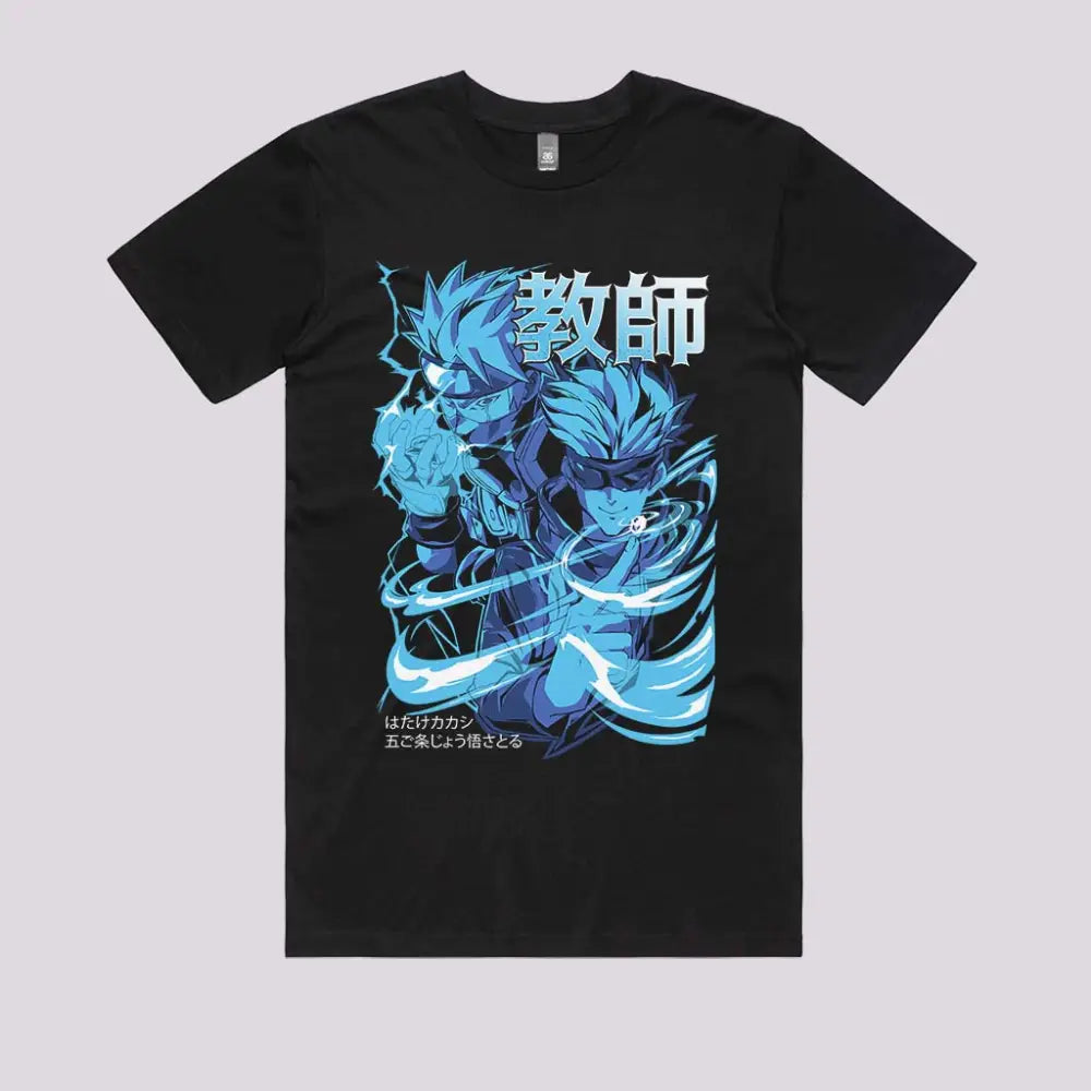 Kakashi and Gojo Sensei T-Shirt | Anime T-Shirts