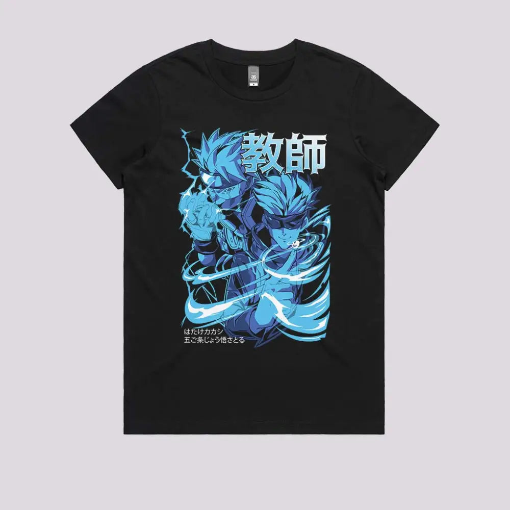 Kakashi and Gojo Sensei T-Shirt | Anime T-Shirts