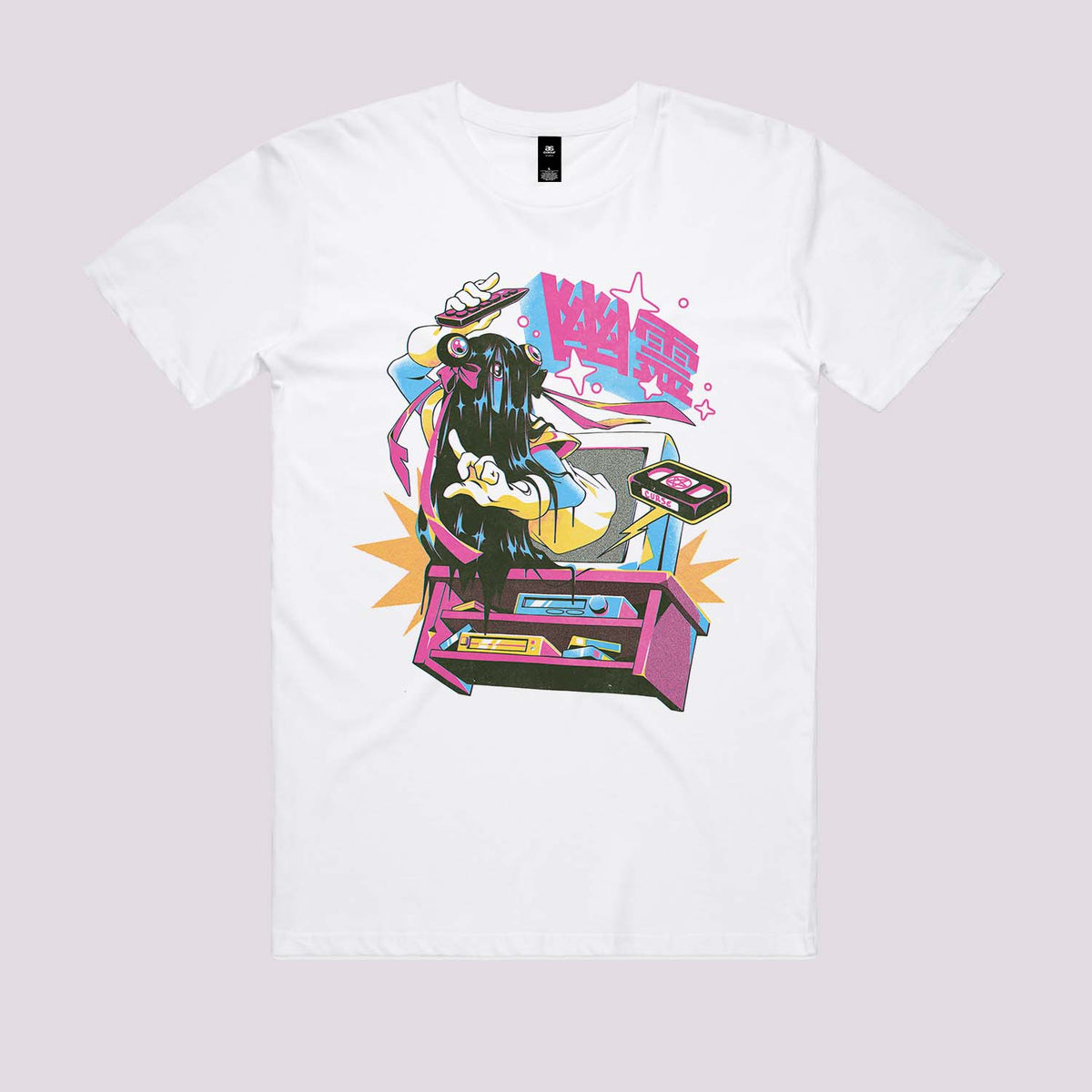 Kawaii Curse Tape Graphic Tee | Japanese Art T-Shirts Australia