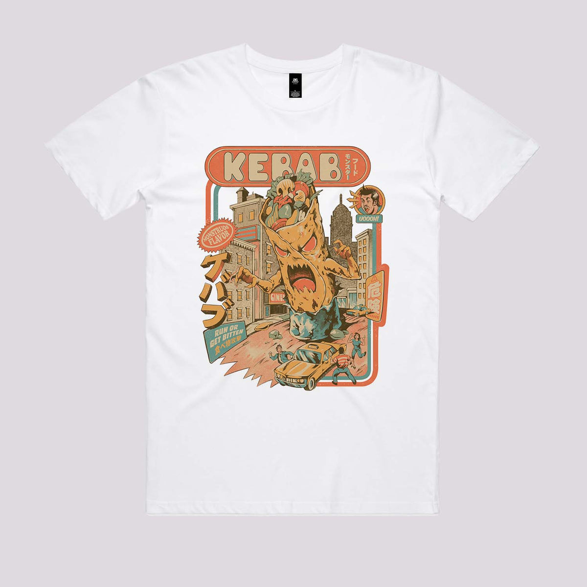 Kebab Attack T-Shirt | Cool Graphic Tees Online Australia