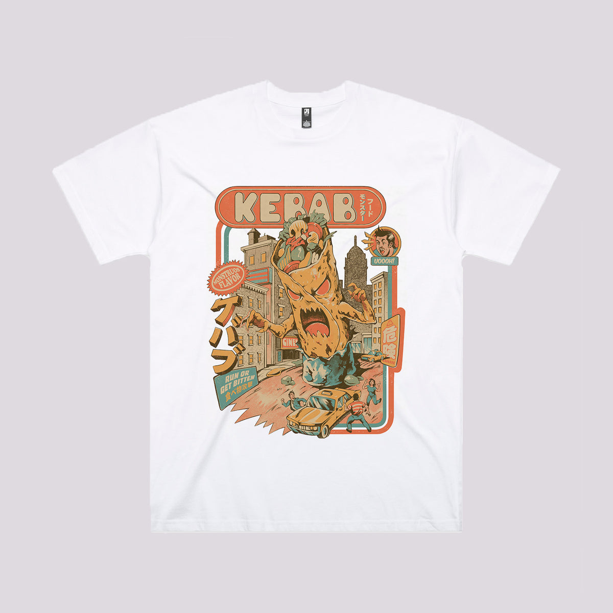 Kebab Attack T-Shirt | Oversized Graphic Tees Online Australia