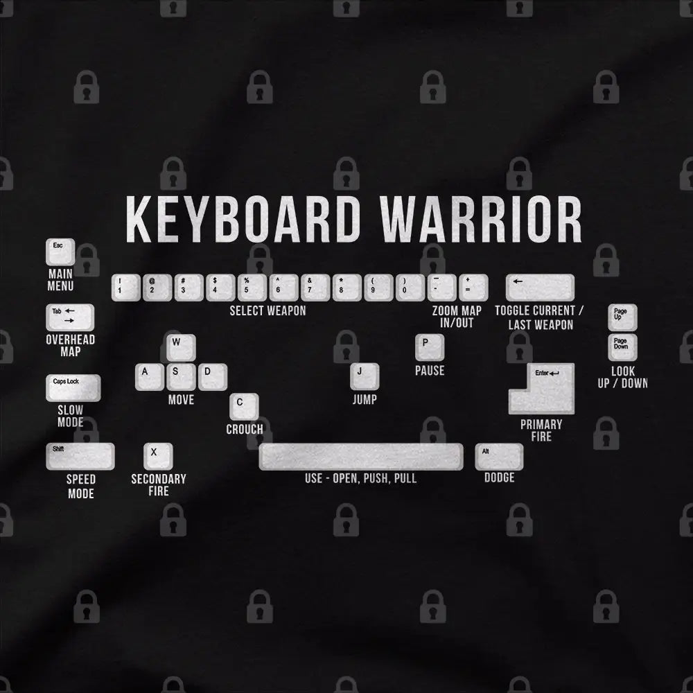 Keyboard Warrior T-Shirt - Limitee Apparel