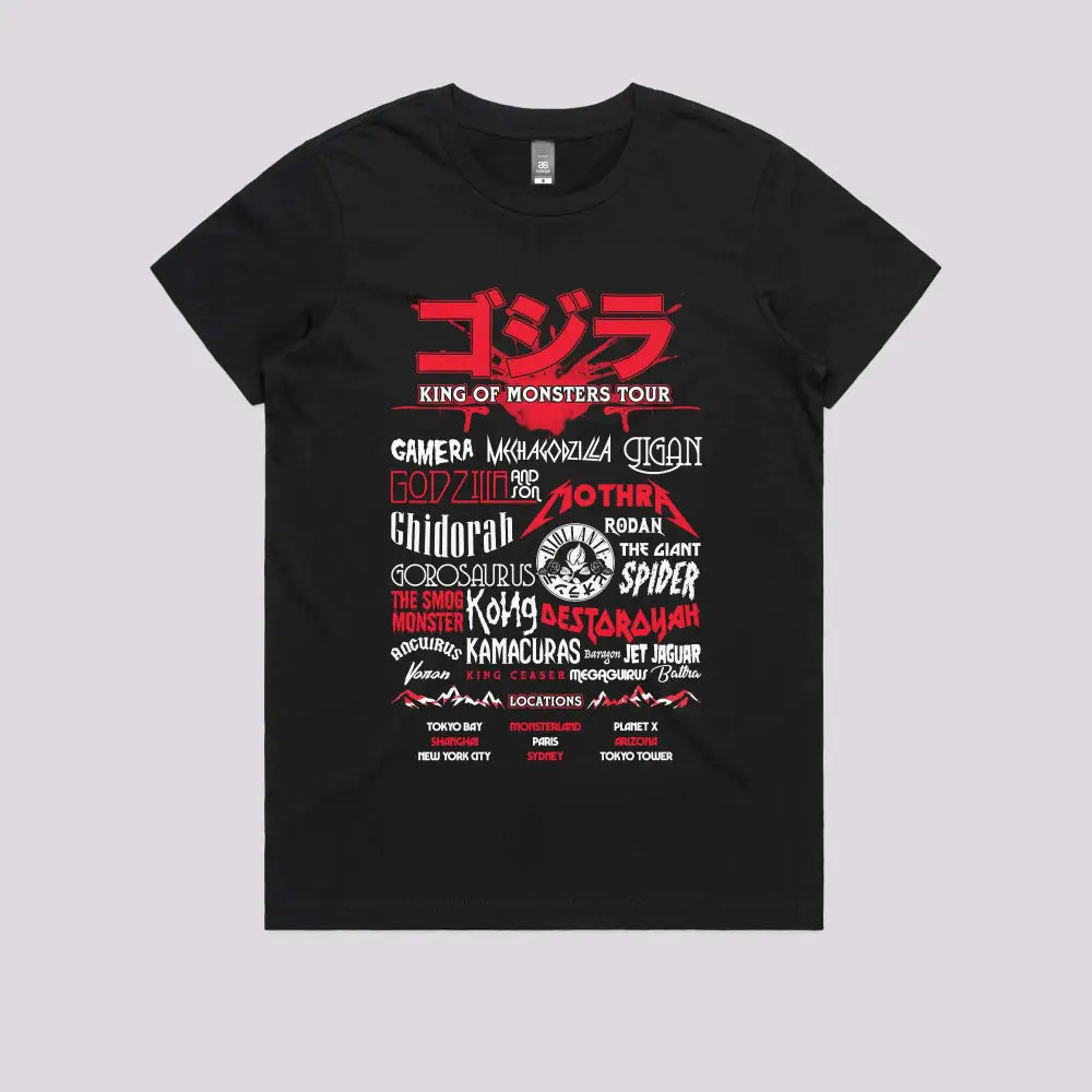 King of Monsters Tour T-Shirt | Pop Culture T-Shirts