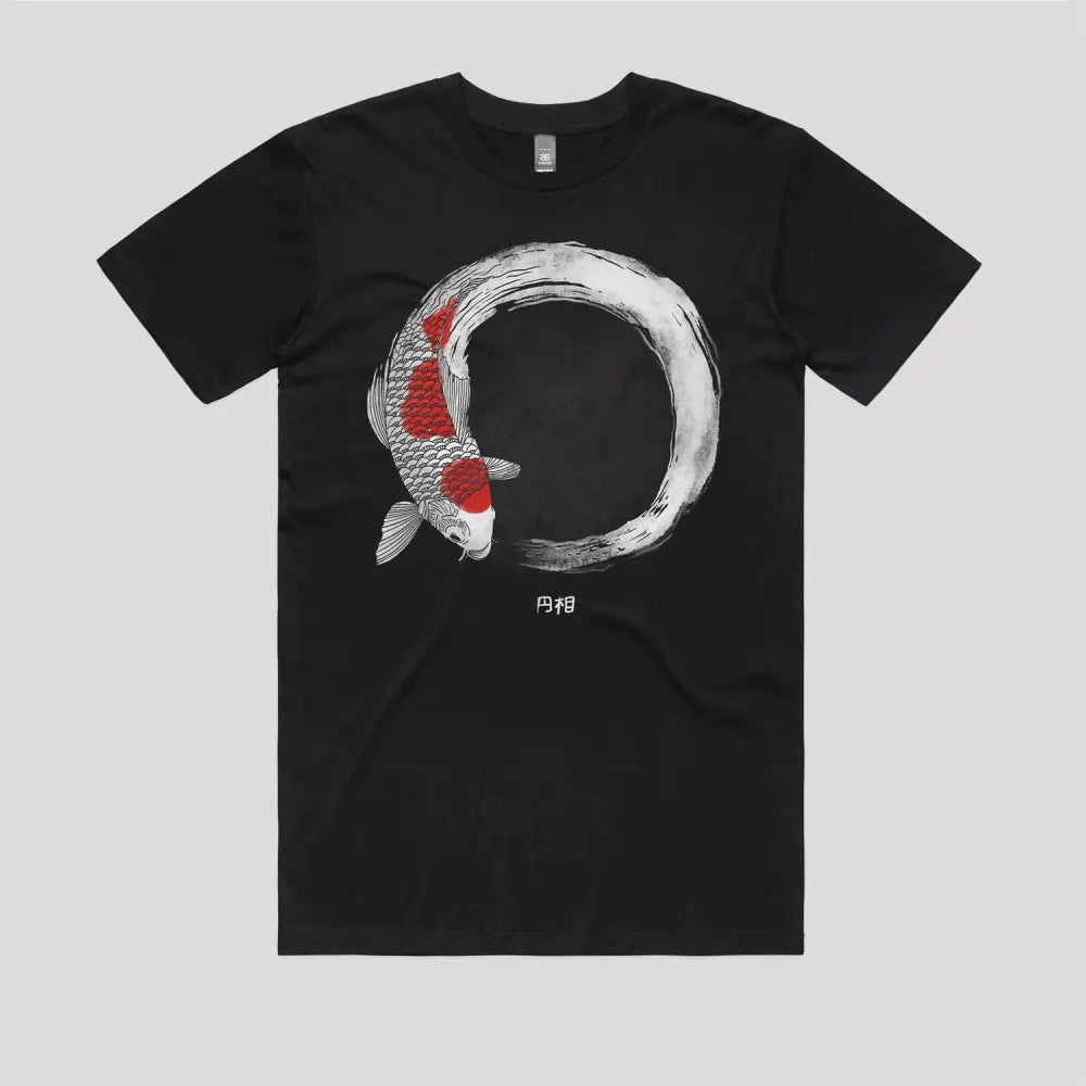 Koi Fish Enso T-Shirt - Limitee Apparel