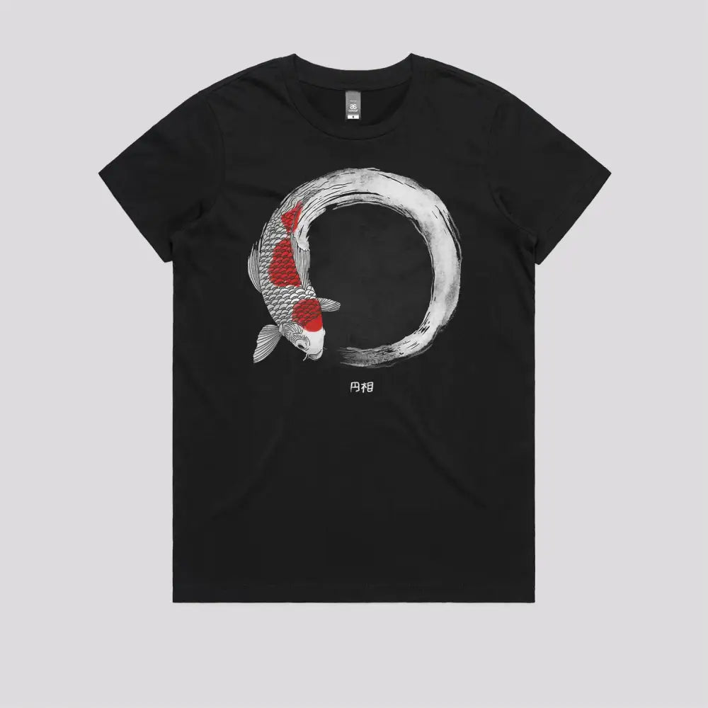 Koi Fish Enso T-Shirt - Limitee Apparel