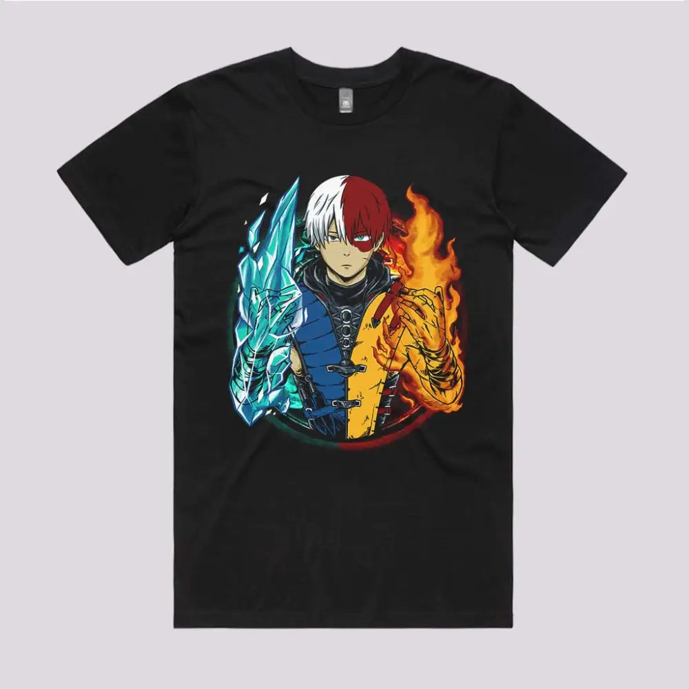 Kombat Todoroki T-Shirt | Anime T-Shirts
