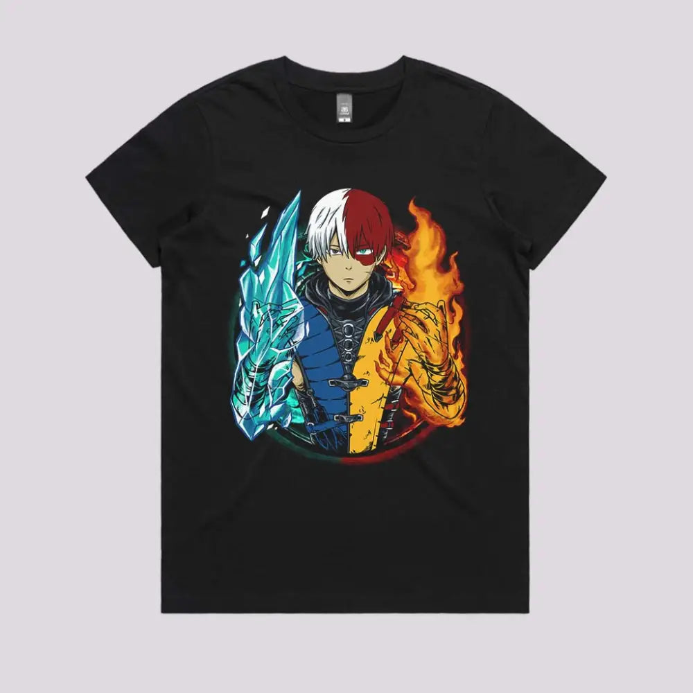 Kombat Todoroki T-Shirt | Anime T-Shirts