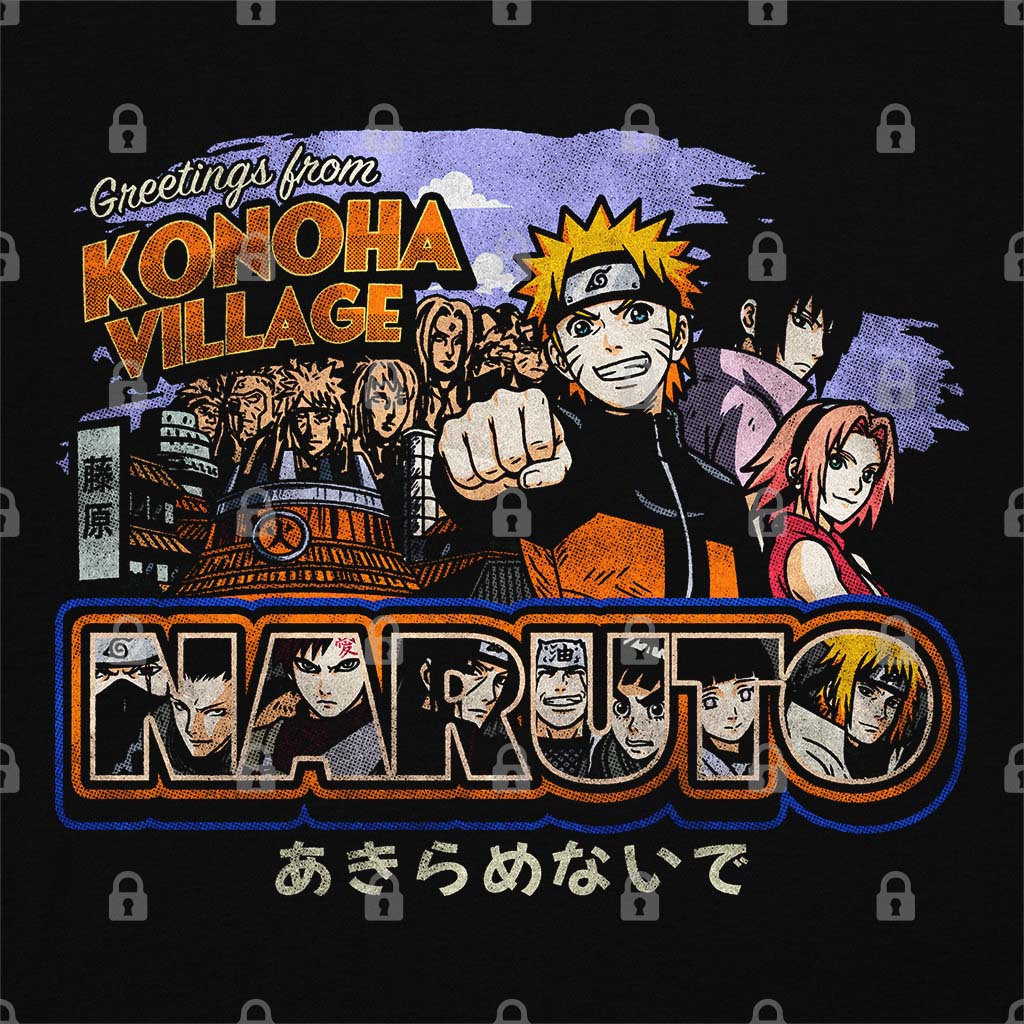Greetings From Konoha Village T-Shirt