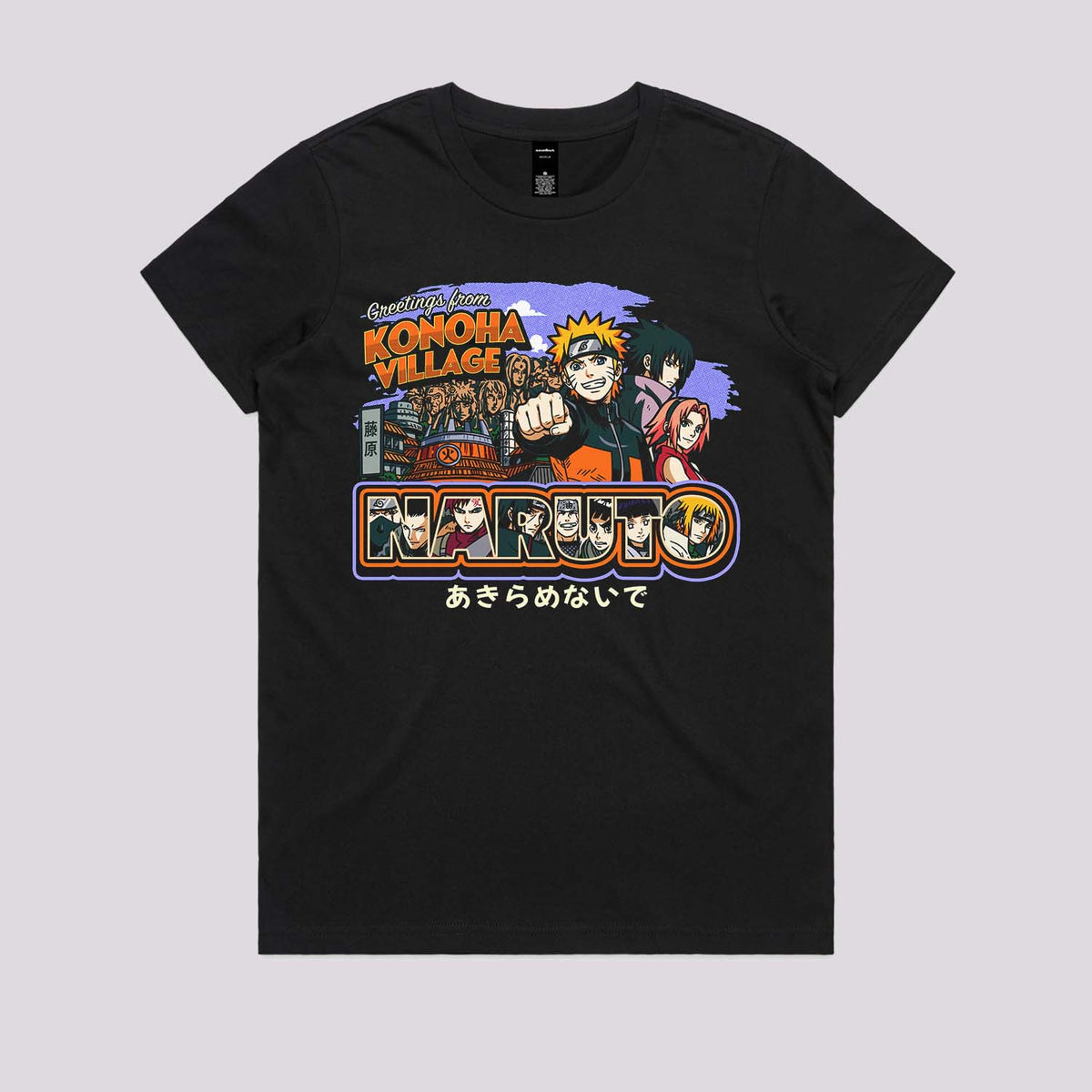 Greetings From Konoha Village Graphic Tee
