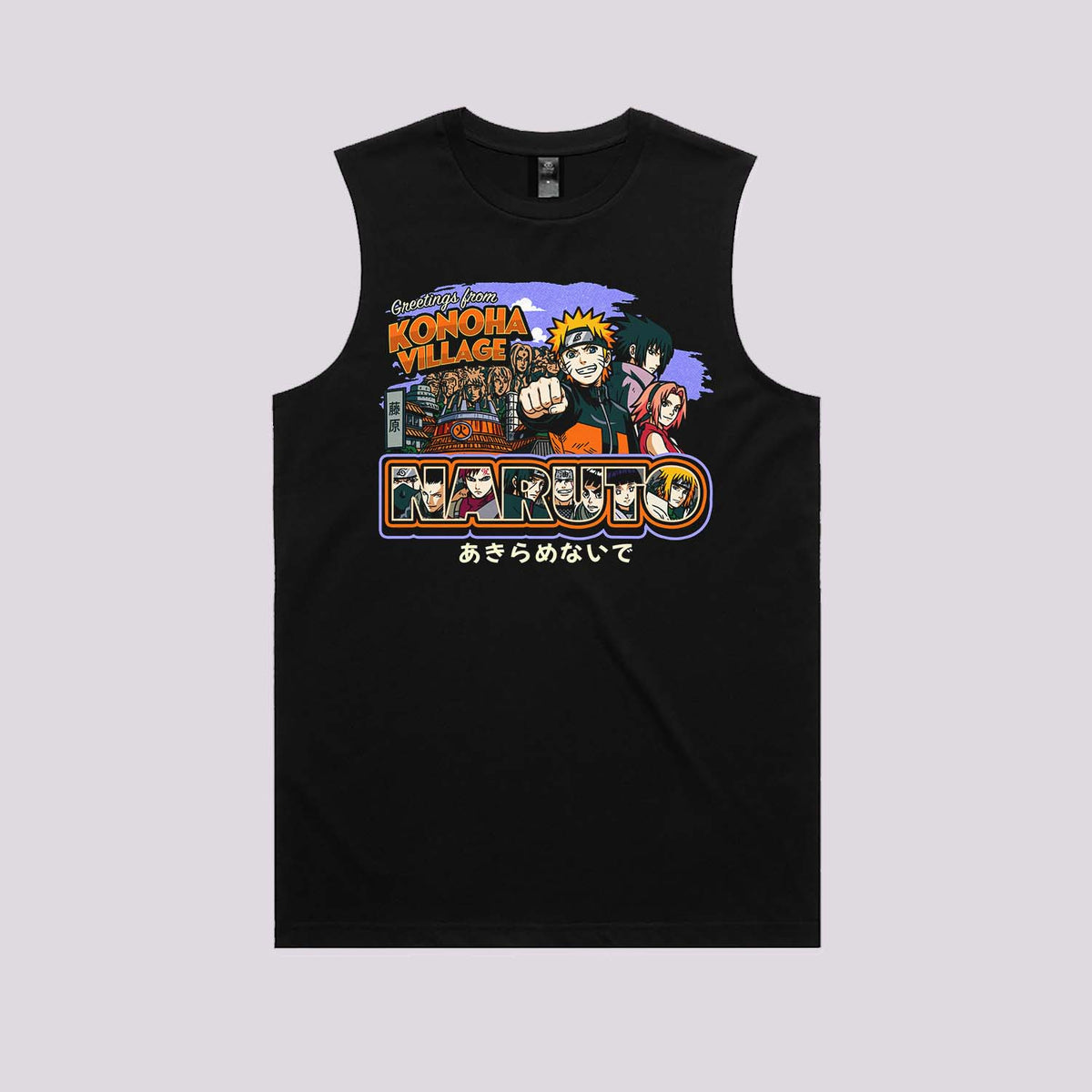 Greetings From Konoha Village Graphic Tee