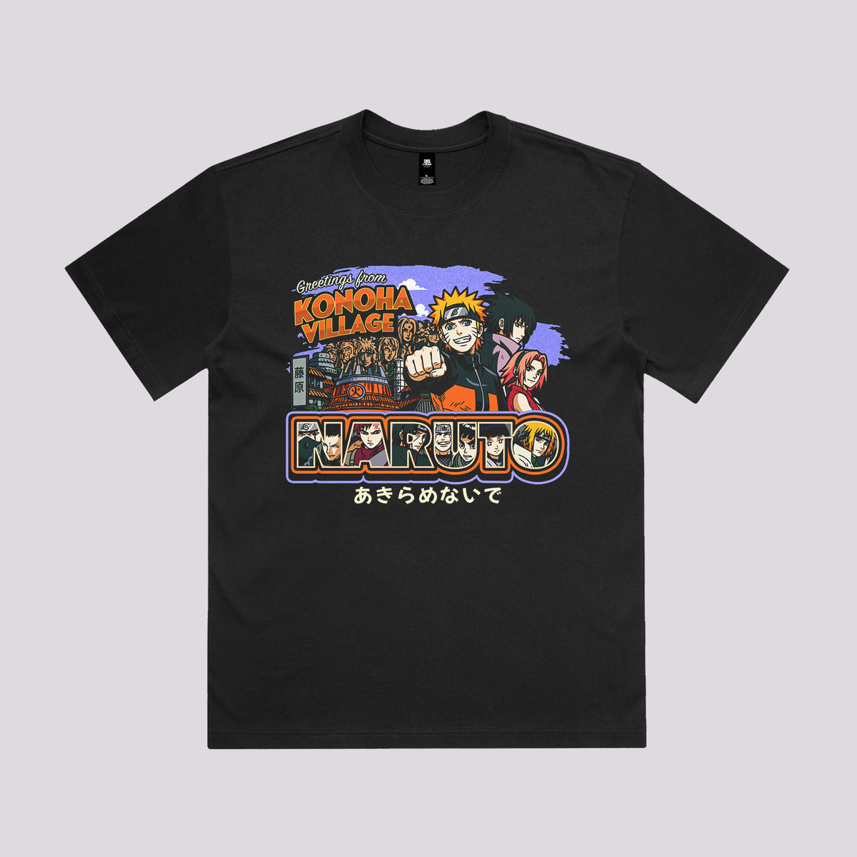 Greetings From Konoha Village Graphic Tee