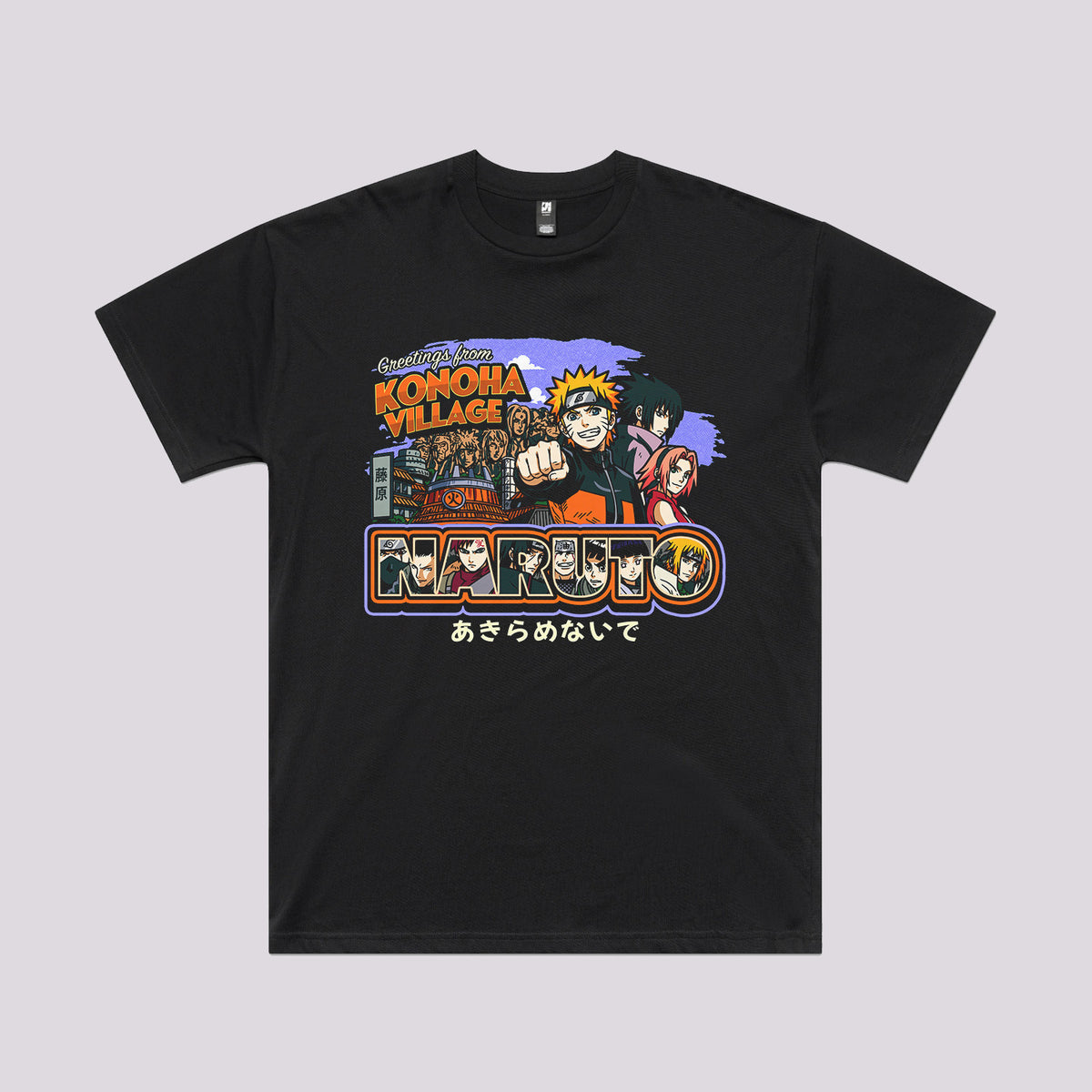 Greetings From Konoha Village Graphic Tee