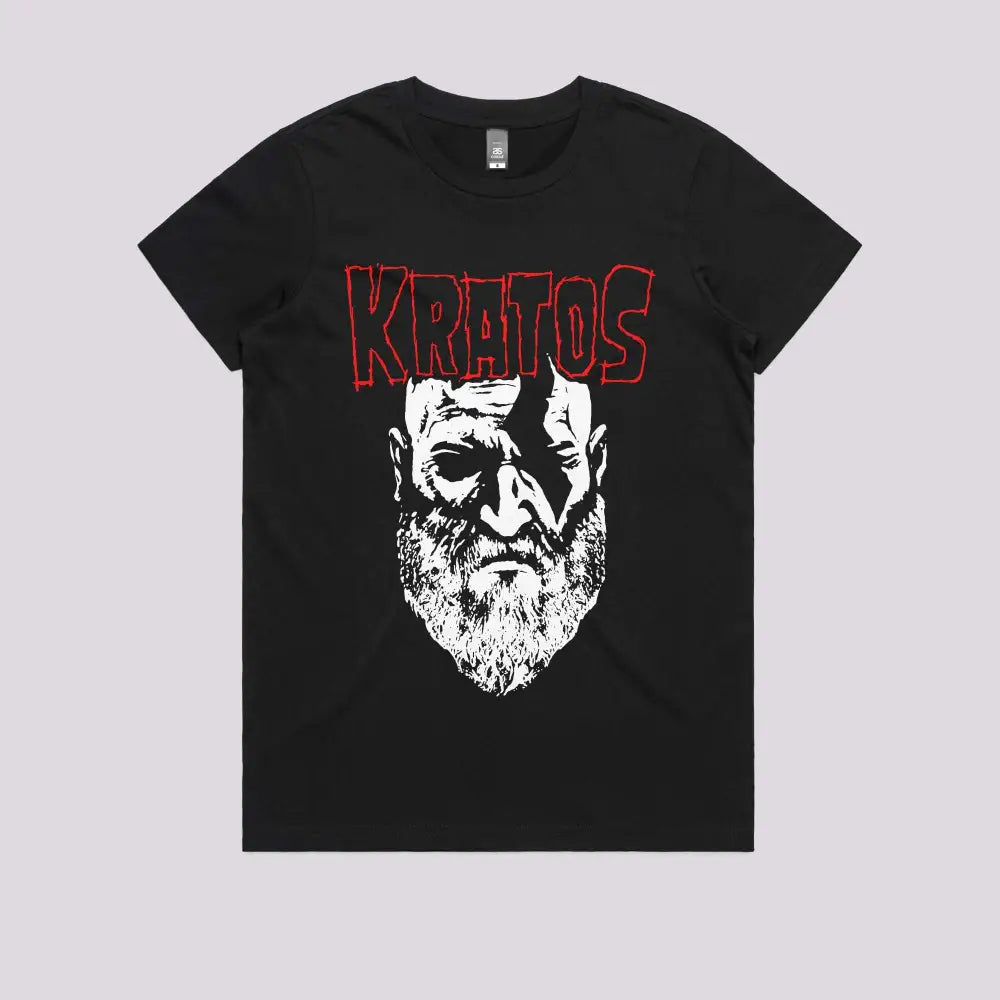 Kratos T-Shirt Womens / Black Xs Adult Tee