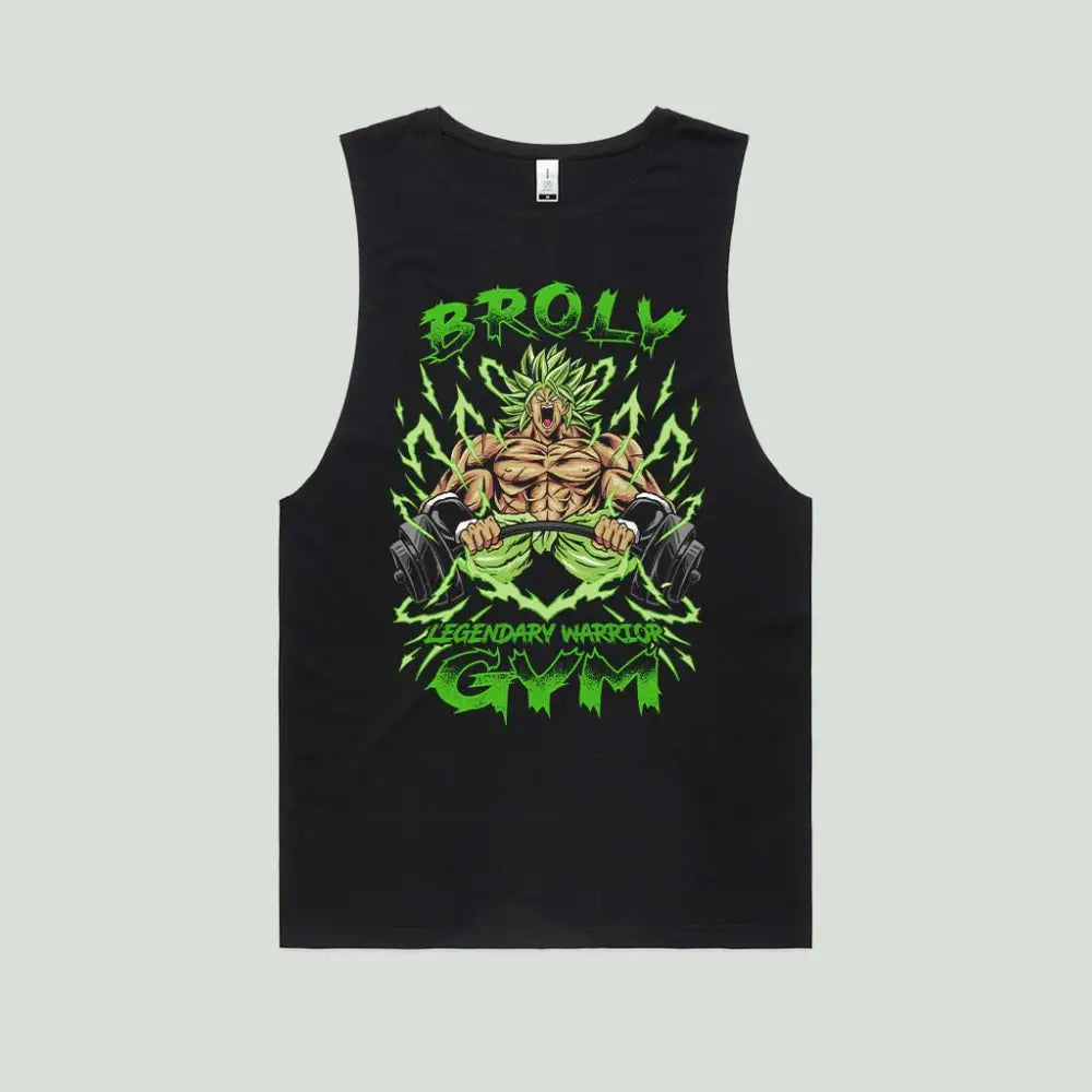 Legendary Saiyan Warrior Anime Gym Tank Top