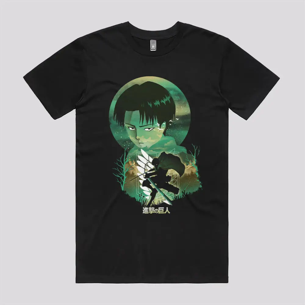 Levi Sunset T-Shirt | Anime T-Shirts