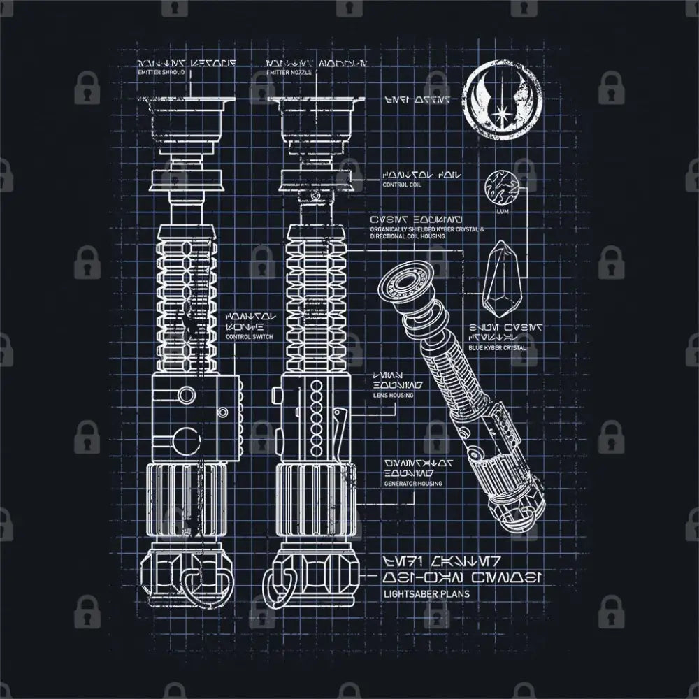 Lightside Schematics T-Shirt | Pop Culture T-Shirts