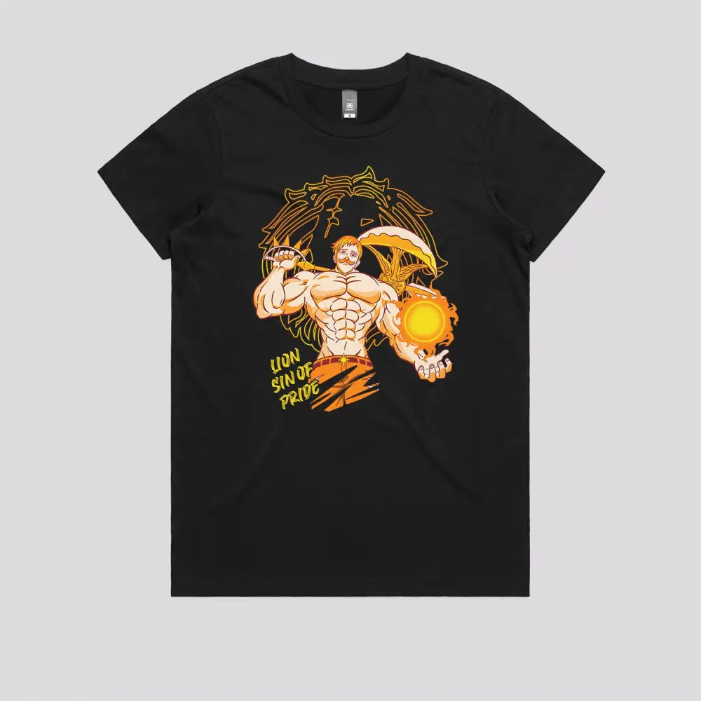Lion Sin of Pride T-Shirt | Anime T-Shirts