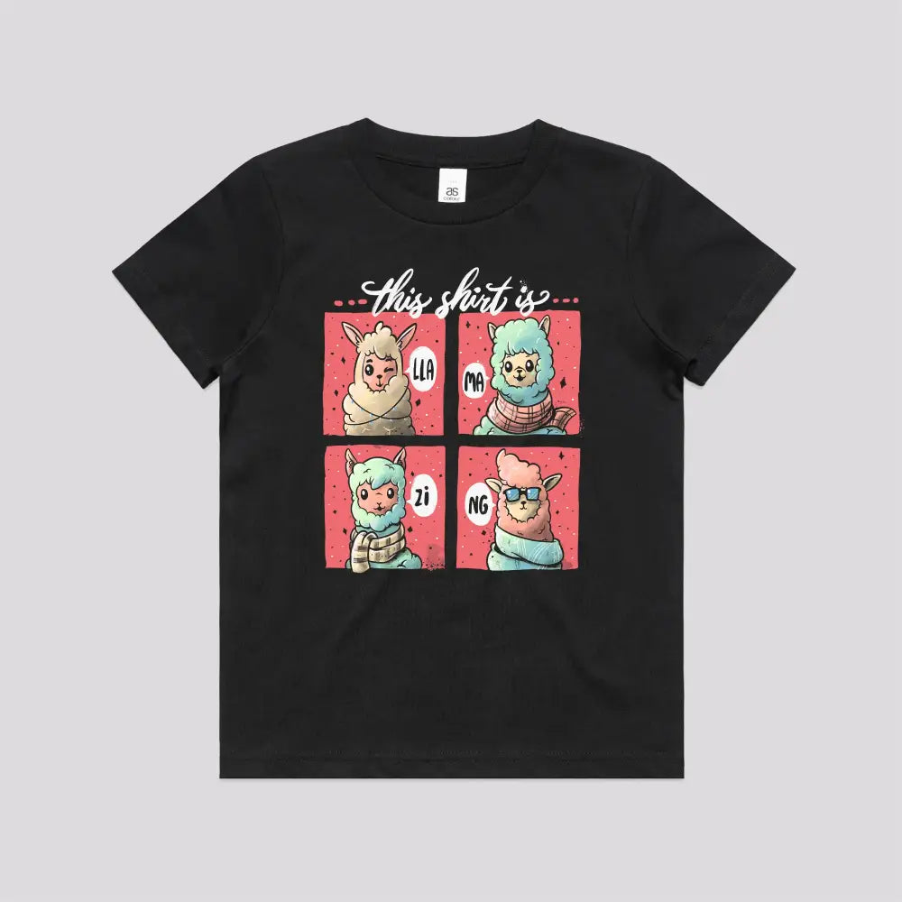 Llamazing Kids T-Shirt - Limitee Apparel