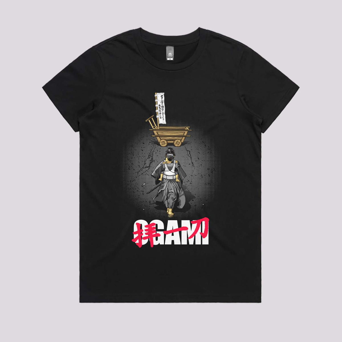 Lonewolf Ogami T-Shirt | Japanese Art T-Shirts Australia