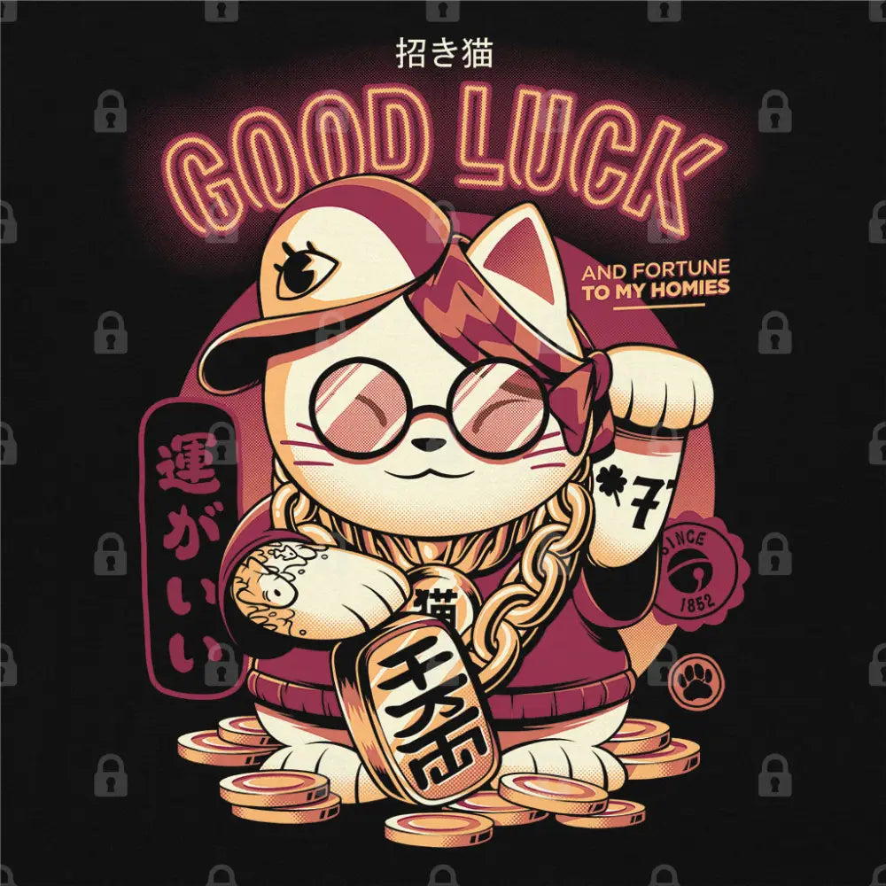 Lucky Cat T-Shirt - Limitee Apparel