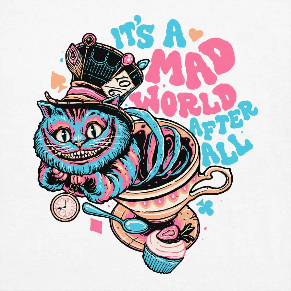 Mad World Cat T-Shirt | Pop Culture T-Shirts