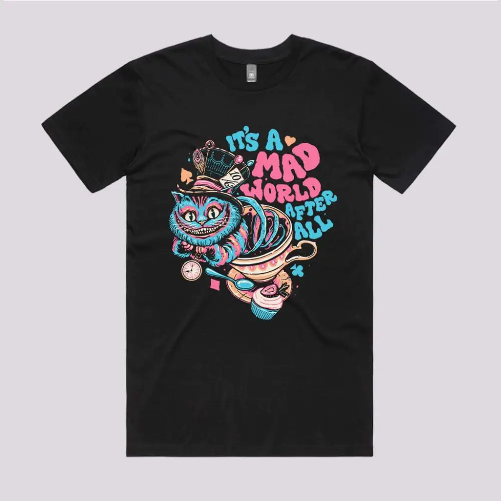Mad World Cat T-Shirt | Pop Culture T-Shirts