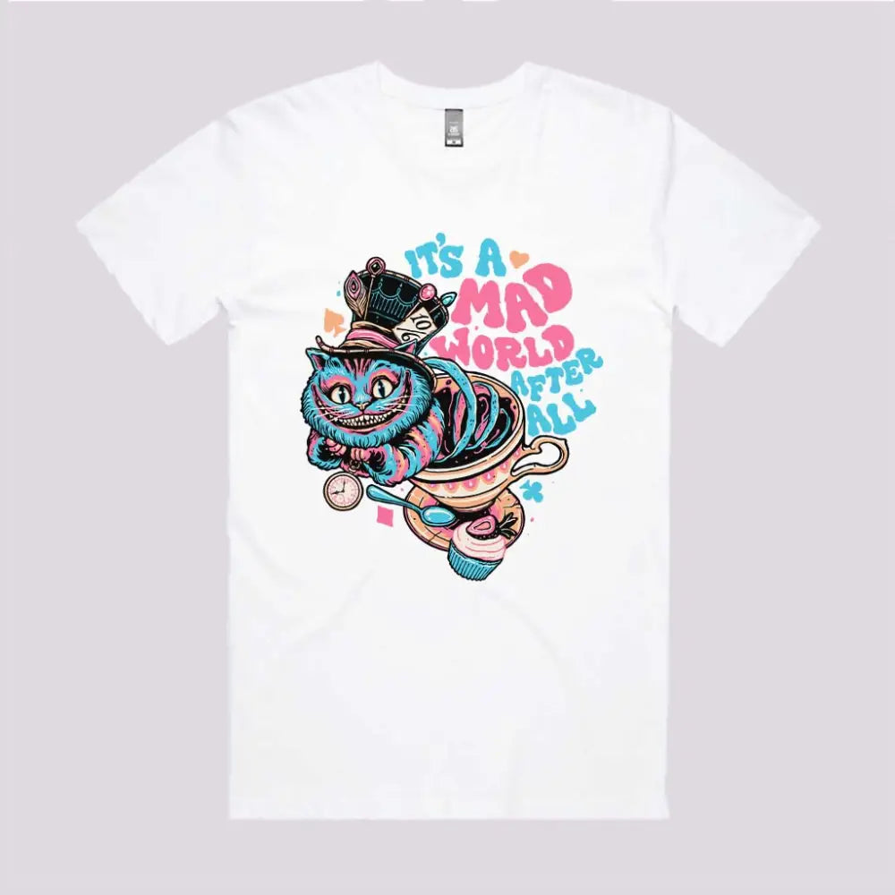 Mad World Cat T-Shirt | Pop Culture T-Shirts