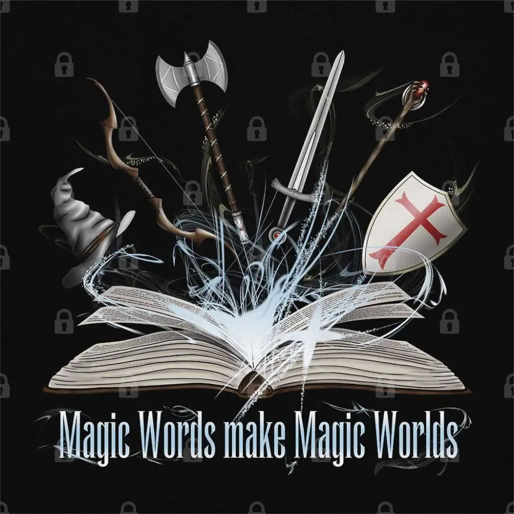 Magic Words Make Magic World T-Shirt | Pop Culture T-Shirts