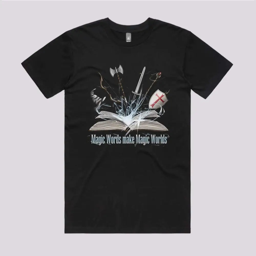 Magic Words Make Magic World T-Shirt | Pop Culture T-Shirts