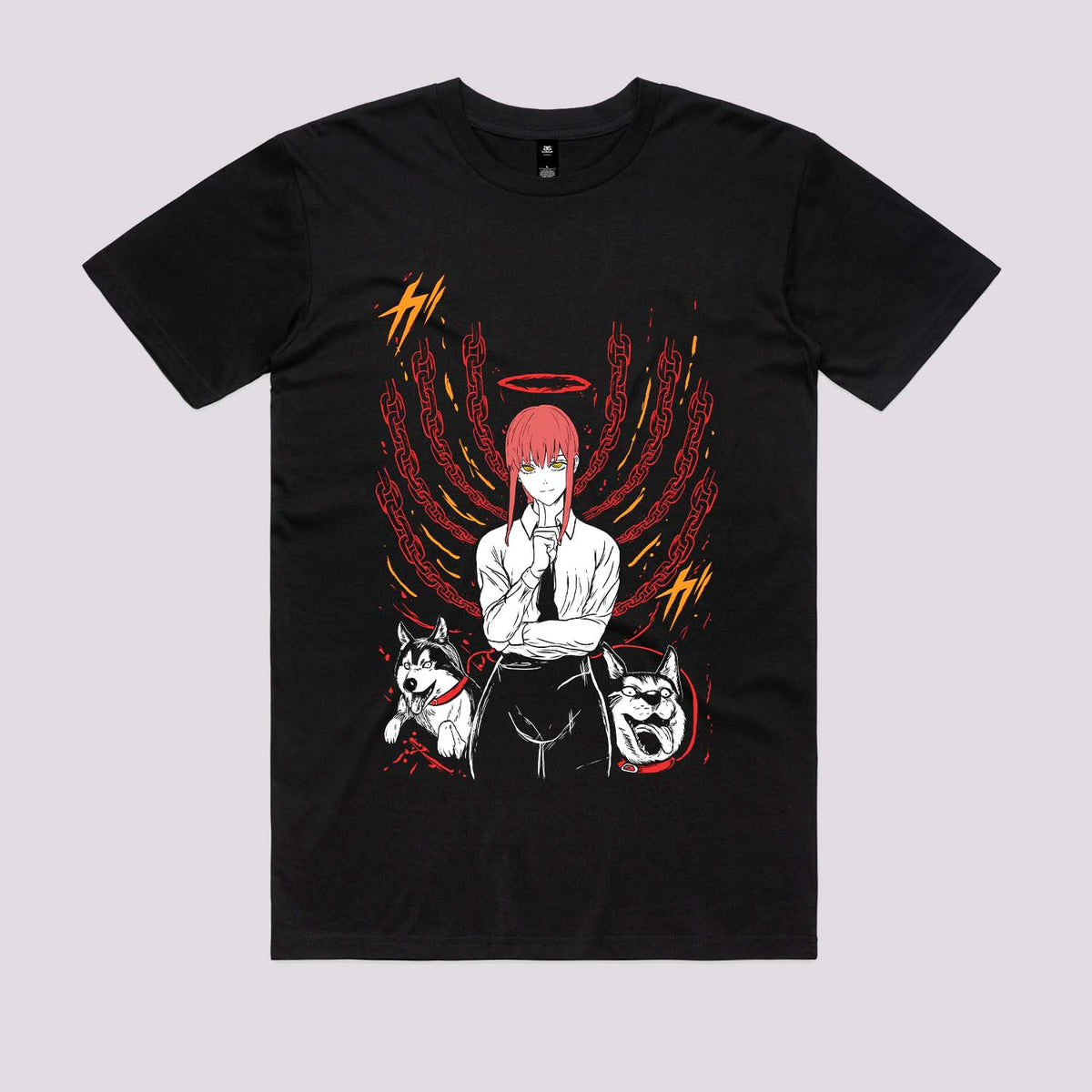 Chainsaw Makima and Dogs Graphic Tee | Anime T-Shirts Australia