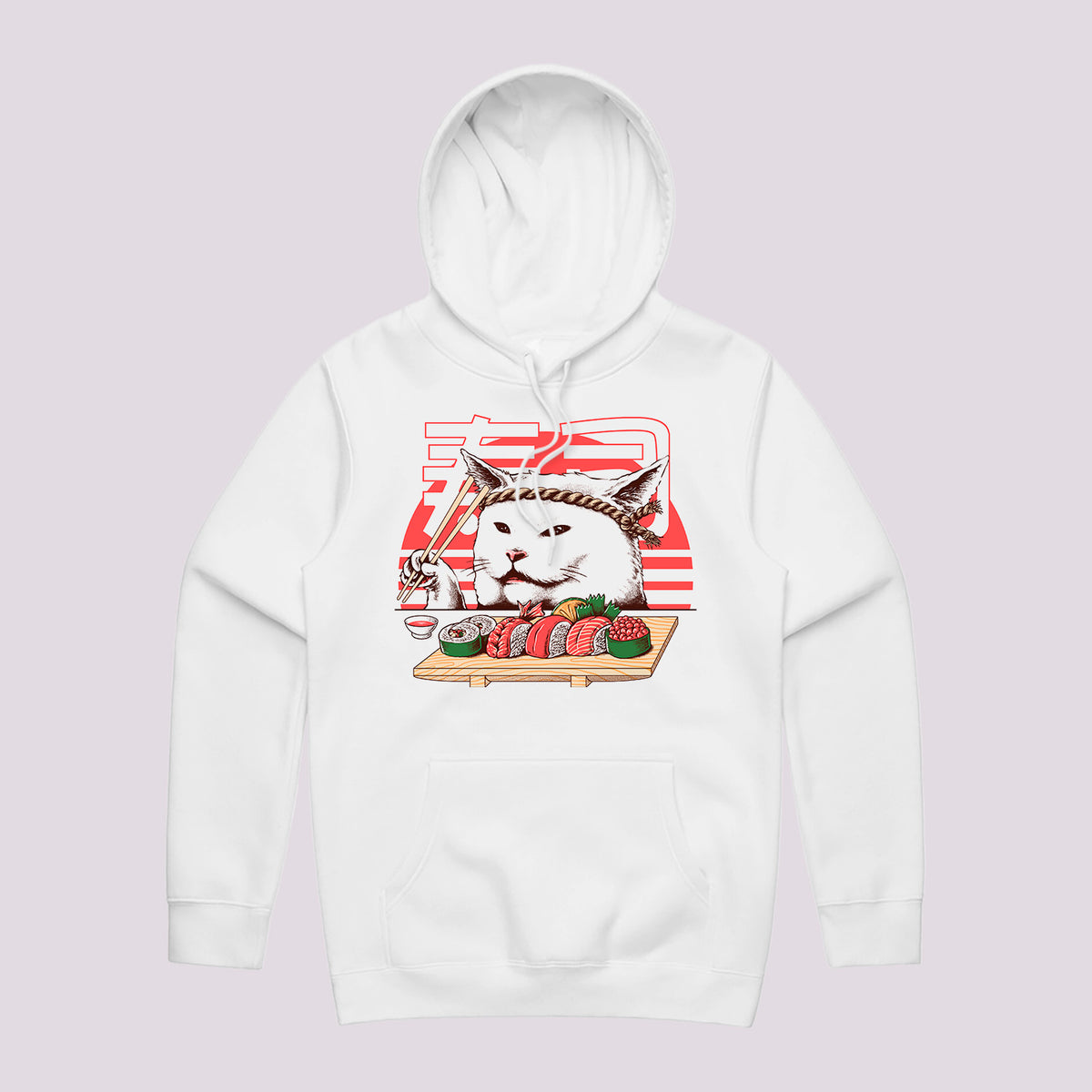 Master Sushi Chef Cat Hoodie | Japanese Art Hoodie Australia