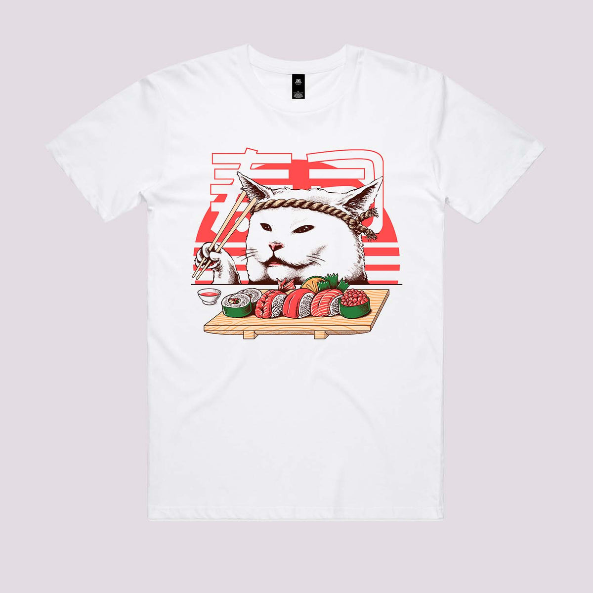 Master Chef Sushi Cat Graphic Tee | Japanese T-Shirts Australia