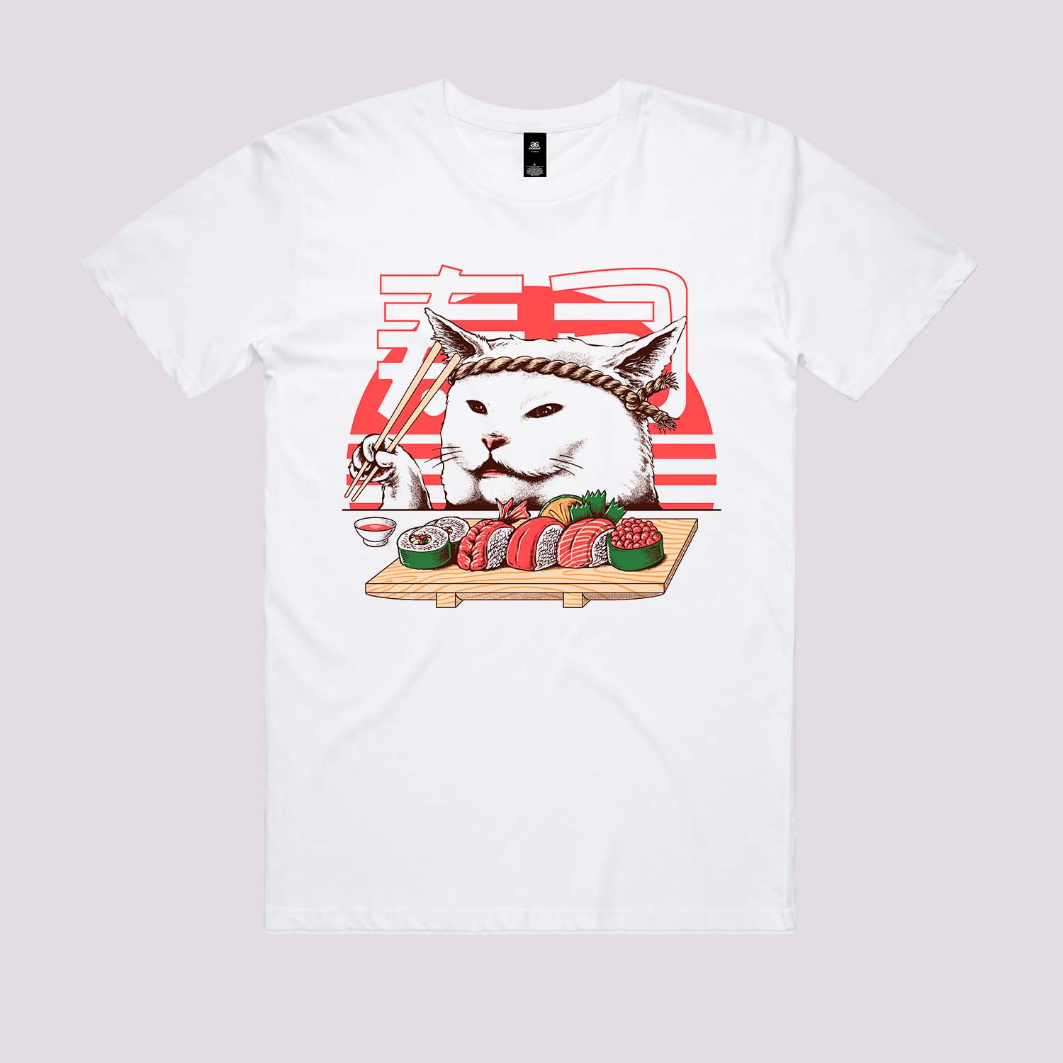 Master Chef Sushi Cat Graphic Tee