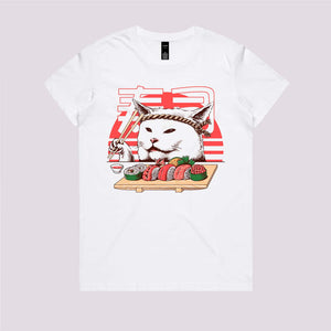 Master Chef Sushi Cat T-Shirt