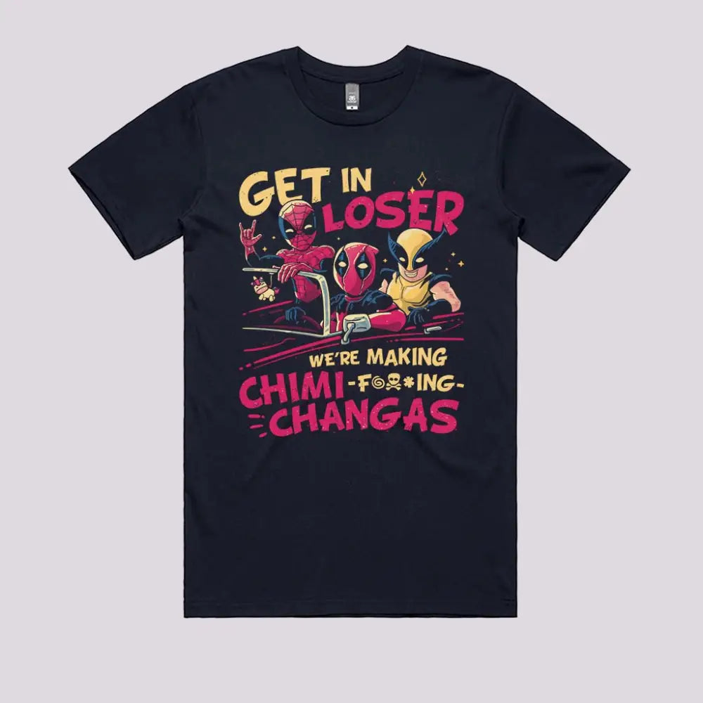 Mean Heroes T-Shirt Mens / Navy Xs Adult Tee