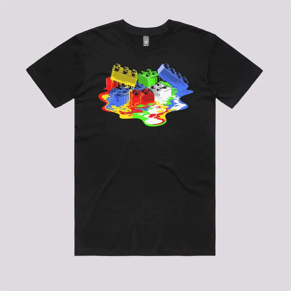 Melting Bricks T-Shirt - Limitee Apparel