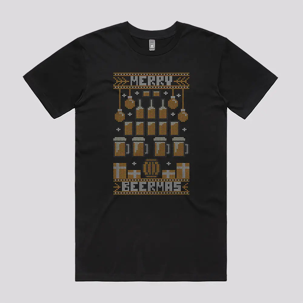 Merry Beermas T-Shirt - Limitee Apparel