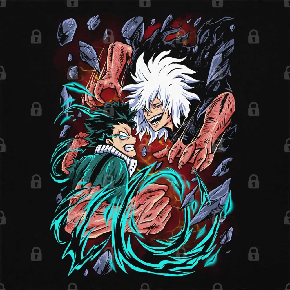 Midoriya vs Shigaraki T-Shirt | Anime T-Shirts