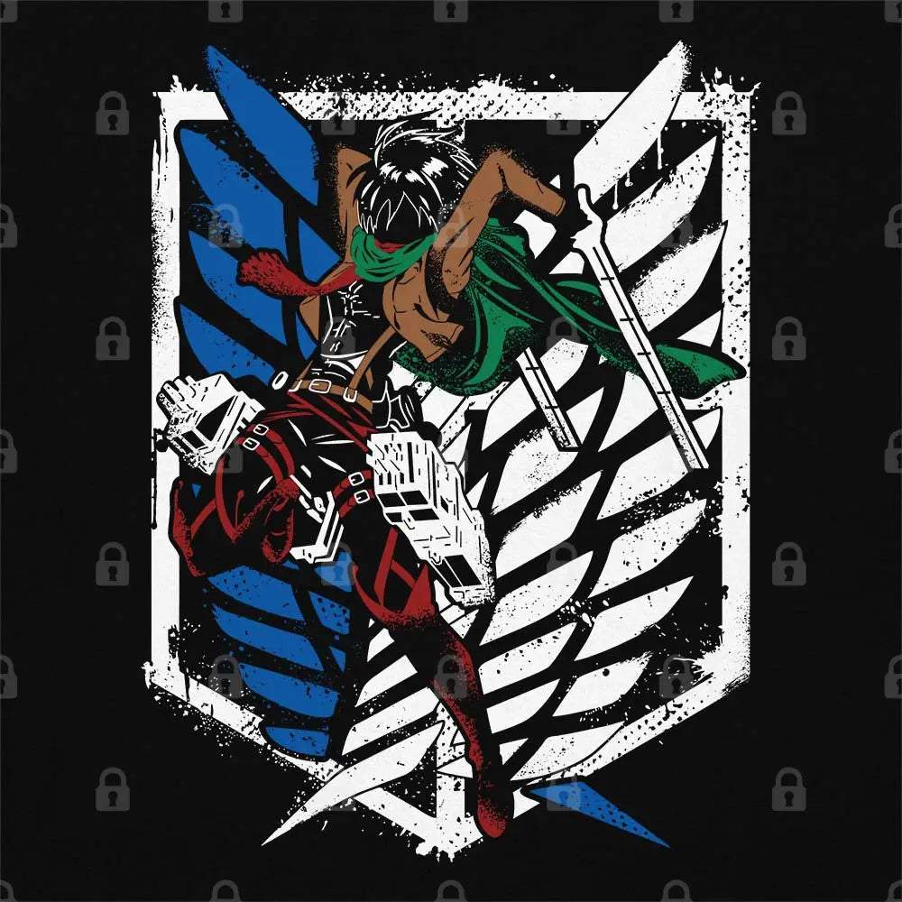 Mikasa Fighting T-Shirt | Anime T-Shirts