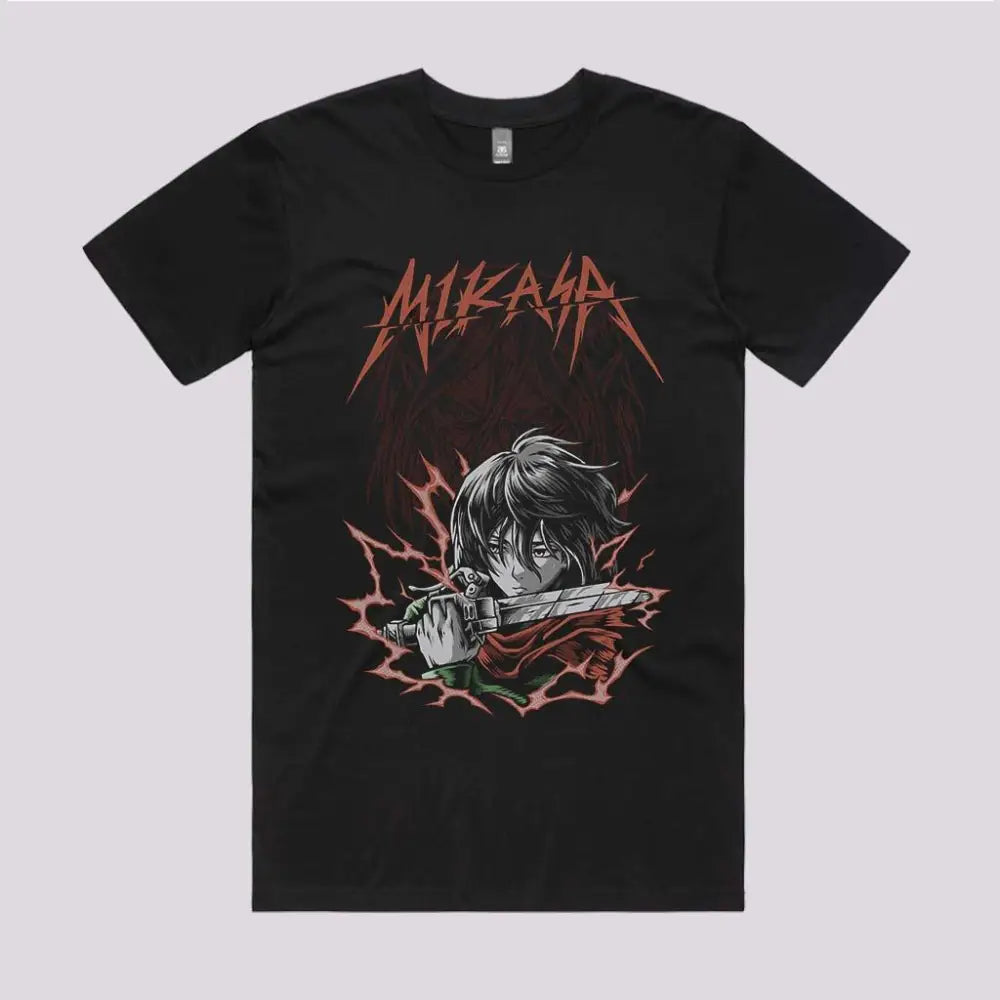 Mikasa Titan Slayer T-Shirt | Anime T-Shirts