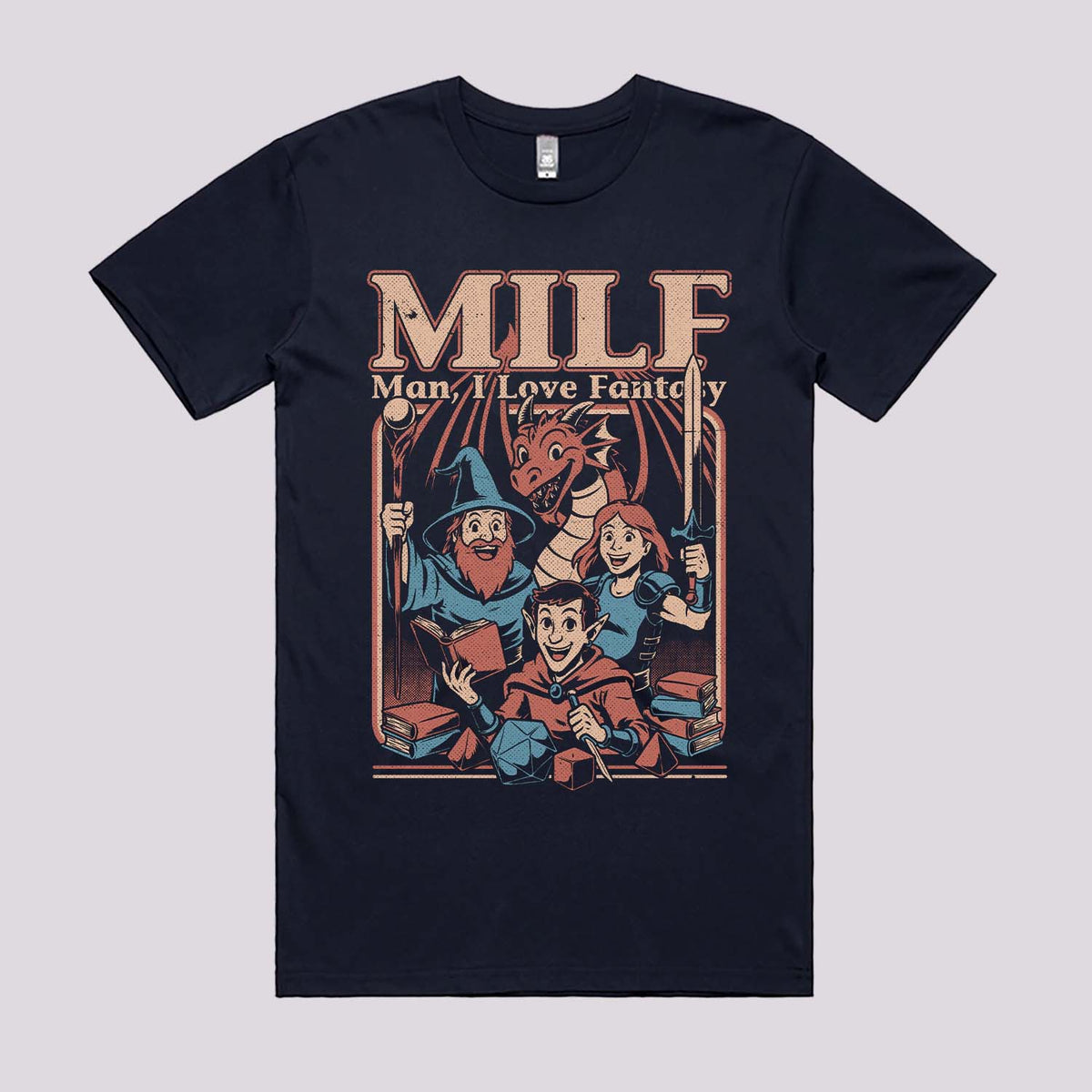 MILF - Man I Love Fantasy T-Shirt | Cool Graphic Tees Australia